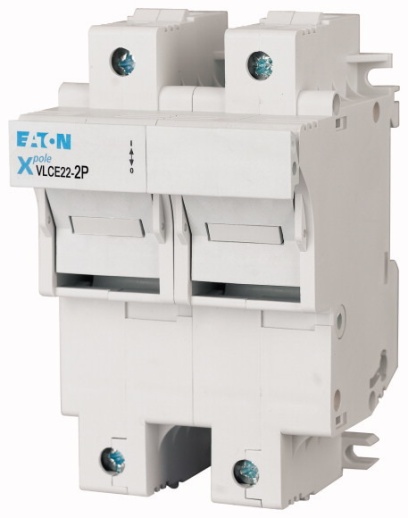 VLCE22-2P Держатель/разъединитель цилиндр. вставок 22х58, 2P