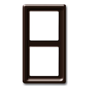 Рамка 2 поста ABB ALLWETTER, коричневый, 2102-31