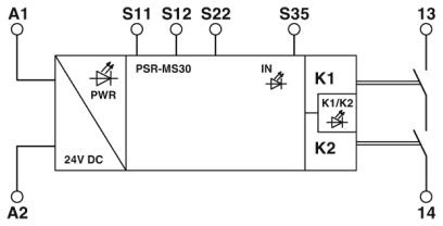 Реле безопасности PSR-MS30-1NO-24DC-SC