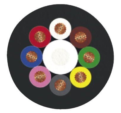 Бухта кабеля SAC-8P-100,0-PVC/0,25