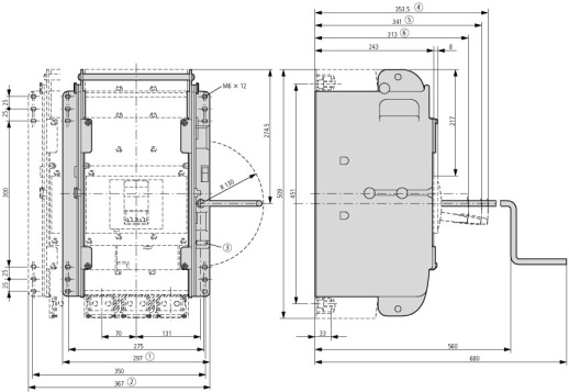 NZM4-XAVS Корзина 3p, для NZM4