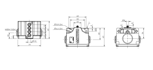 Блочный выключатель Balluff BNS 819-B04-L12-61-12-10