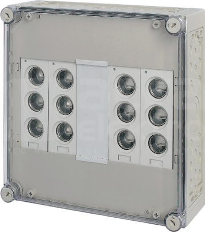 Блок предохранителей, 4x3xE33, ВхШхД = 375x375x150 мм RS33/I44E