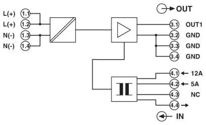 Измерительный преобразователь тока MACX MCR-SL-CAC-12-I-UP