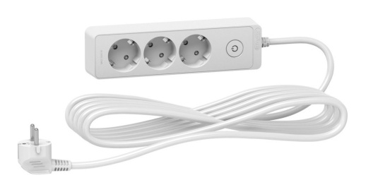 Удлинитель UNICA EXTEND 3-местный, с выключателем, 5м, с заземлением
