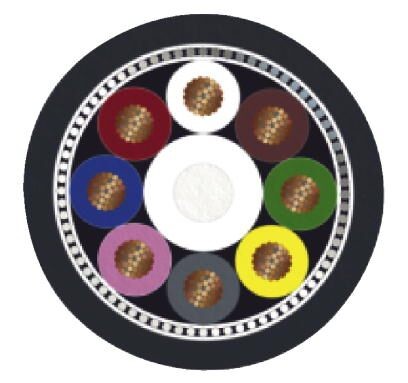 Бухта кабеля SAC-8P-100,0-PUR/SH-0,25