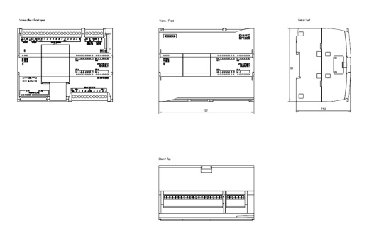 Компактный центральный процессор Siemens 6ES7215-1HF40-0XB0