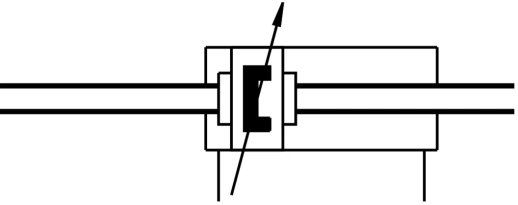 Плоский пневмоцилиндр Festo DZH-25-PPV-A-S20