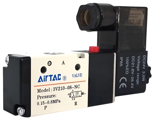 Распределитель с электромагнитным управлением AirTAC 3V110-M5A