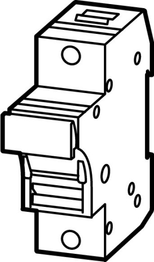 VLCE14-1P/L Держатель/разъединитель цилиндр. вставок 14х51, 1Р, с индикацией