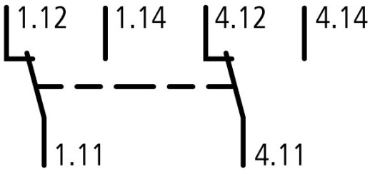FIP-XAM002 Аварийный контакт, 2 перекидных контакта
