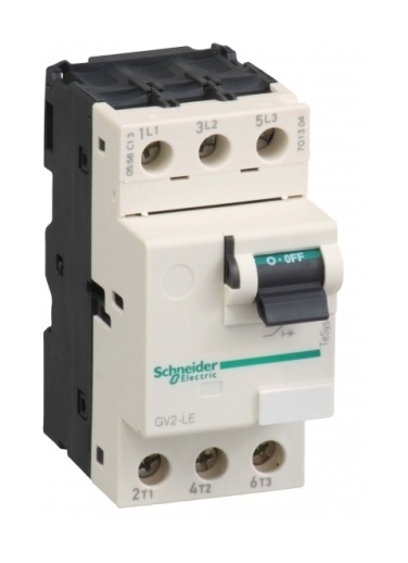 Силовой автомат для защиты двигателя TeSys GV2 18А 3P, магнитный расцепитель