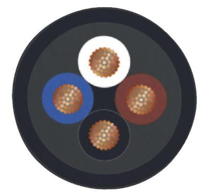 Кабель для датчика / исполнительного элемента SAC-4P-M12MS/ 0,3-PUR/M12FS P