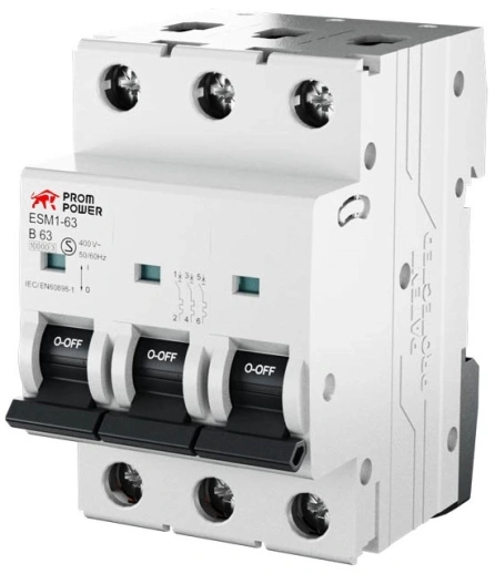 Автоматический выключатель Prompower ESM2-63/B25/3