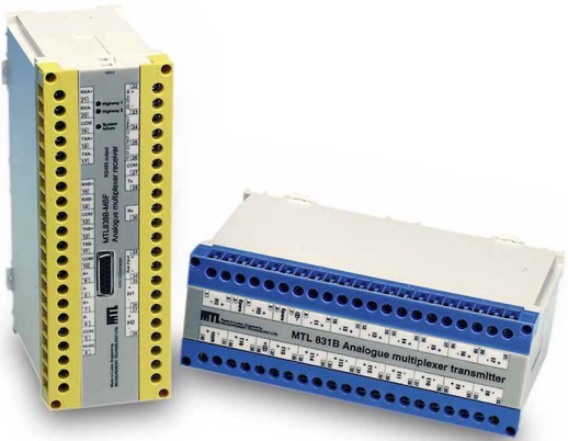 Приёмник MTL838B-MBF Безопасная зона 2, двойное резервирование. До 32 каналов. Термопары типов E, J, K, N, R и Т