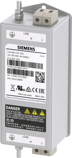 Линейные компоненты SINAMICS S210 6SL3203-0BB21-8VA1