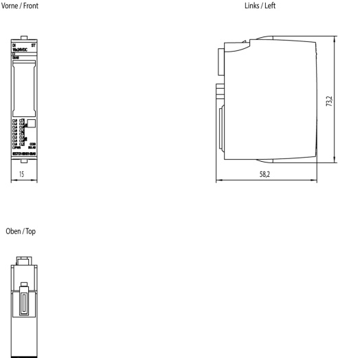 Модуль дискретных входов SIMATIC ET 200SP Siemens 6ES71316BH010BA0