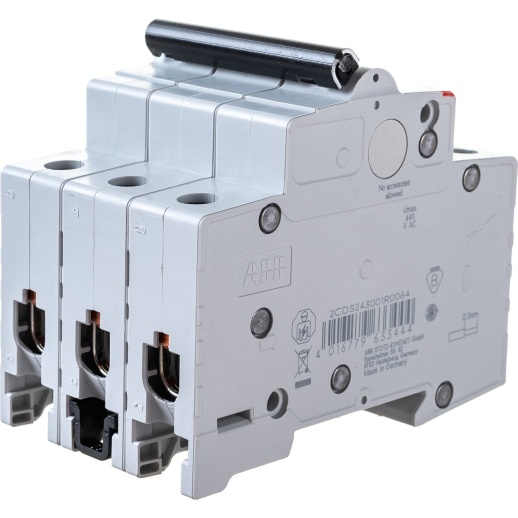 Выключатель автоматический модульный ABB SH203L 3п C 6А 4.5кА C6 2CDS243001R0064