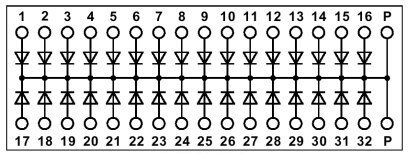 Диодный модуль EMG 90-DIO 32P