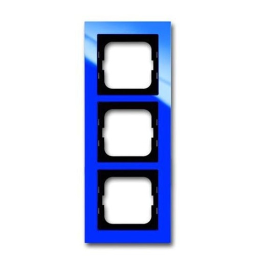Рамка 3 поста ABB BUSCH-AXCENT, синий, 1723-288