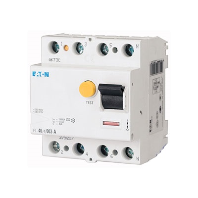 Устр-во защитного отключения 125/0,3-А (AC,DC), 4 полюса, устойчивость к импульсному току 250А, устойчивость к КЗ 10 кА FI-125/4/03-A