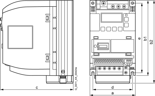 Базовый преобразователь SINAMICS V20 6SL3210-5BB21-5BV1