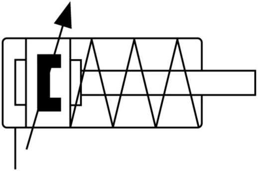 Плоский пневмоцилиндр SNS CDU 16X5S