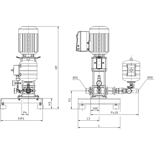 Насосная станция Wilo SiBoost Smart 1 Helix VE 1603/3kW 2450190