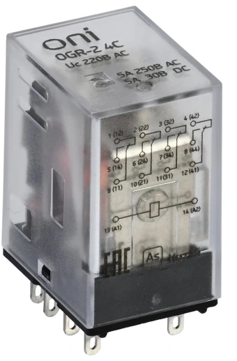 Реле общего назначения ONI OGR-2-4C-AC220V