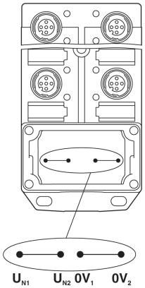 Коробка датчика и исполнительного элемента SACB-8/16-C SCO
