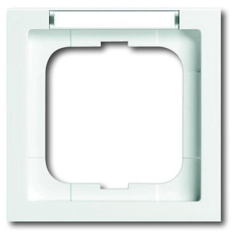 Рамка 1 пост ABB, горизонтальная, альпийский белый, 1721-184 NSK-500