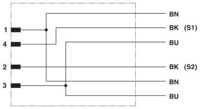 Кабель для датчика / исполнительного элемента SAC-3P-M12Y/2X10,0-PUR