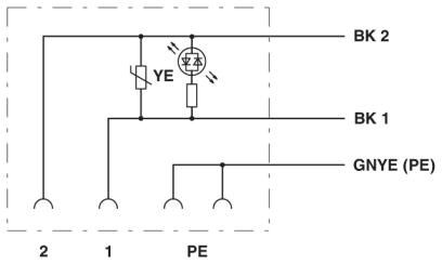 Кабель для датчика / исполнительного элемента SAC-3P- 5,0-PUR/CI-1L-V
