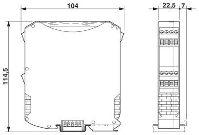 Измерительный преобразователь тока MACX MCR-SL-CAC-12-I-UP