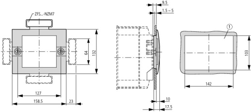 NZM2-XBR Защитная рамка, NZM2
