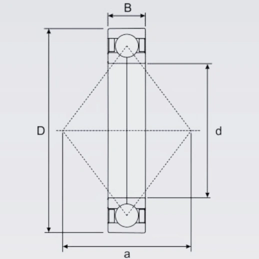 Подшипник шариковый ISB QJ 220 N2 MA 180x100x34 мм