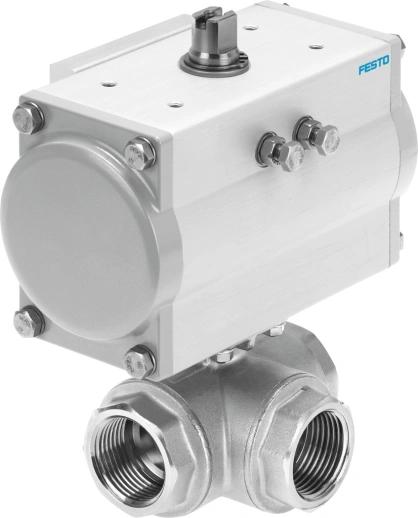 Шаровой кран с приводом Festo VZBM-A-11/2