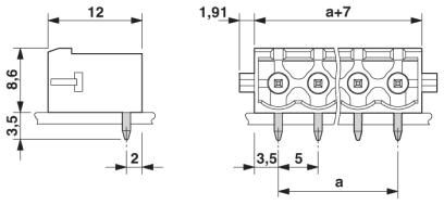 Компоненты для проходного монтажа MSTBA 2,5/12-G-RN