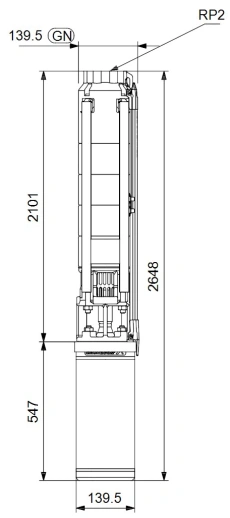 Скважинный насос Grundfos SP 11-24N 98699333