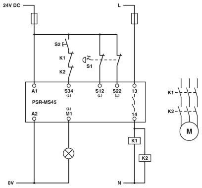 Реле безопасности PSR-MS45-1NO-1DO-24DC-SC