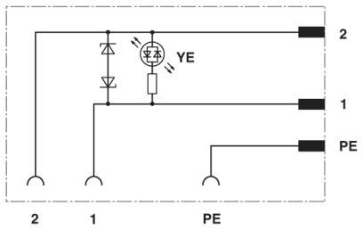 Штекерный модуль для электромагнитного клапана SACC-V-3CON-PG9/A-1L-S