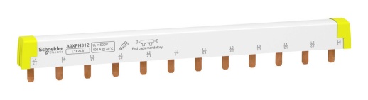 ШИНКА ГРЕБЕНЧАТАЯ 3П (L1L2L3…) 12 МОД.18ММ 100А РАЗРЕЗАЕМАЯ (max 400)