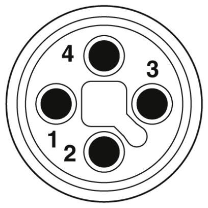 Силовой кабель SAC-4P-M12MST/10,0-110/M12FST
