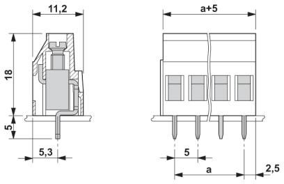 Клеммы для печатной платы MKDS 3/ 4