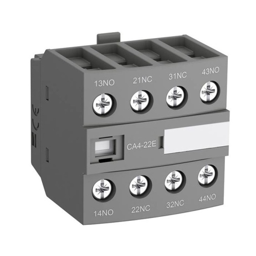 ABB Блок контактный дополнительный CA4-22E (2НО 2НЗ) для контакторов AF26…AF96..-30-00 и AF09…AF38..-22-00, 1SBN010140R1022