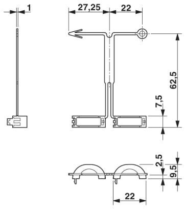 Кабель для датчика / исполнительного элемента SAC-HZ-4P-MS/1,5-542/FRSHSCOBK