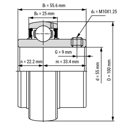Подшипник TECHNIX UC211