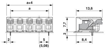 Клеммы для печатной платы SPT-SMD 1,5/ 9-H-5,0 R88