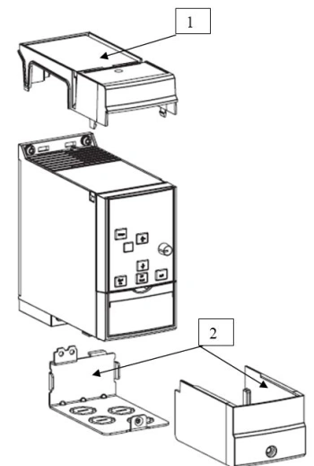 Крышка опции NEMA1 для ПЧВ2, корпус 04 ОВЕН КО2-4