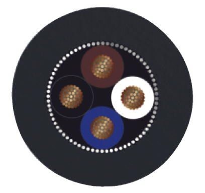 Бухта кабеля SAC-4P-100,0-PVC/SH-0,34